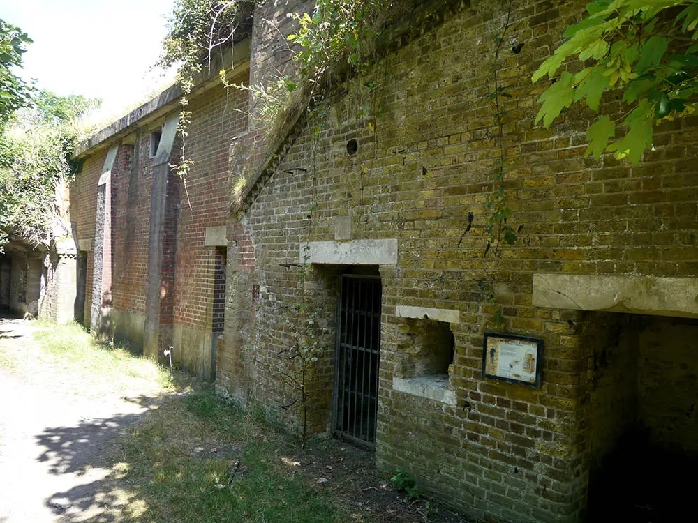 Rear of St. Martins Battery View for Heathwood B&B which is a bed and breakfast in Dover, Kent. Official Website is www.bnbdover.com 